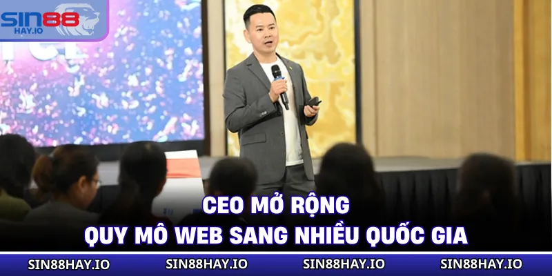 CEO Jonny CEO mở rộng quy mô web sang nhiều quốc gia